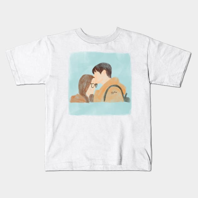 True beauty FANART 05 Kids T-Shirt by Giullia - Yeppeunyeppeun Art